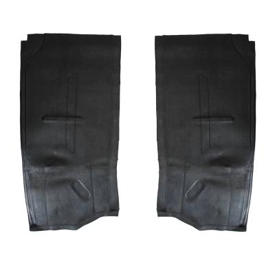 MAT, SEAT STANDS, RUBBER, LEFT & RIGHT, BLACK, BUS 1963-67 (Works in conjunction with Part # 221-769A)