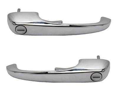 DOOR HANDLE SET, LEFT AND RIGHT LOCKING WITH MATCHING KEYS, BUS 1969-79, THING 1973-74