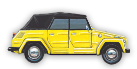 VW Bus T1 Boden-Gummimatte vorne T2 3/55 bis F: 501 706