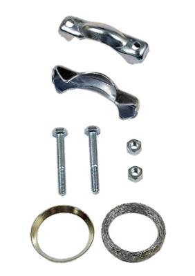 TAIL PIPE KIT, COMPLETE WITH CLAMPS, BOLTS, GASKETS, BUG / GHIA 1956-74 (REQUIRES 2 PER CAR)