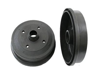 BRAKE DRUM, 4 LUG, FRONT, STANDARD BUG 1968-77, GHIA 1968-74