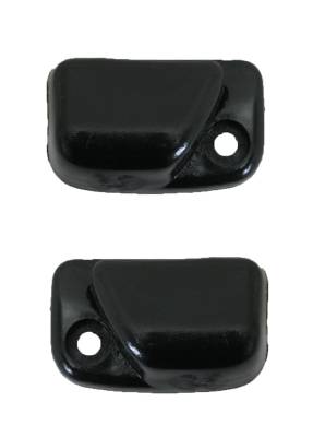 MOUNT, SUNVISOR CLIPS, BLACK, BUG 1968-79, GHIA 1968-74, TYPE 3 1968-73 *MADE IN USA BY WCM*