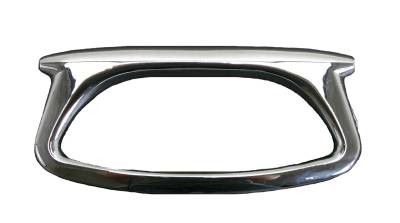 HANDLE, CHROME INSIDE DOOR PULL ACCESSORY, LEFT & RIGHT, BUG / GHIA / TYPE 3