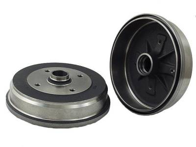 BRAKE DRUM, FRONT 4 LUG 250 X 46, BUG SUPER BEETLE 1971-79 (WITHOUT CENTERING RING)