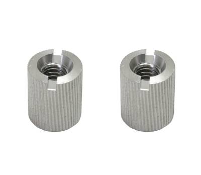 KNURLED NUTS, FOR INSTRUMENT WIRING COVER, SET OF 2, BUG 1961-69 *MADE IN USA BY WCM*