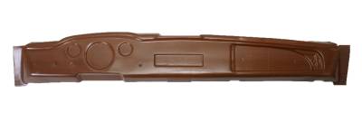 DASH, PLASTIC WOOD GRAIN FACE WITH GLOVEBOX, GHIA 1968-71 (To Install Use Silicone Part # 1703)
