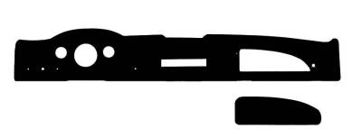 West Coast Metric - DASH FACE, BLACK GRAIN, GHIA 1968-71