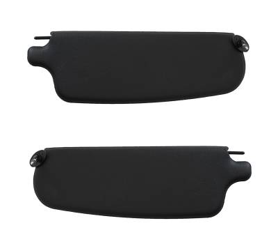 West Coast Metric - SUNVISORS, BLACK VINYL, ALL GHIA 1965-74