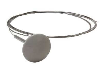 CABLE, GREY KNOB, BUG HOOD 1958-67, GHIA HOOD 56-67, GHIA DECKLID 1956-74 *MADE BY WCM*