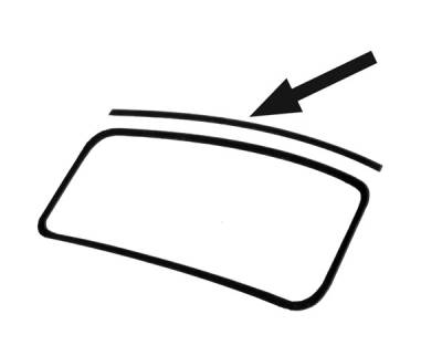 West Coast Metric - SEAL, TOP TO WINDOW FRAME, BUG CONV. 1950-67, GHIA CONV. 1957-69 1/2 *MADE IN USA BY WCM*