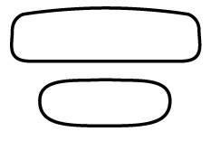 West Coast Metric - WINDOW SEAL SET, AMERICAN STYLE, BUG CONVERTIBLE 1973-75.5 *MADE IN USA BY WCM*