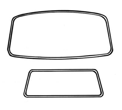 WINDOW SEAL KIT, FRONT & REAR, AMERICAN, BUS 1968-79 *MADE IN USA BY WCM*
