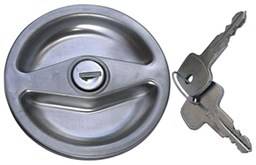 West Coast Metric - GAS CAP, STAINLESS, LOCKING, BUS 1974-79