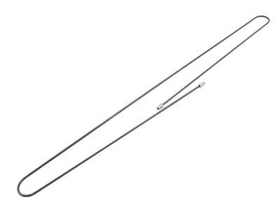 BRAKE LINE, 2180mm, MASTER CYLINDER TO T, BUG / GHIA / TYPE 3 / THING 1954-79 OR BUS 1971-79 PRESSURE REG. TO REAR T