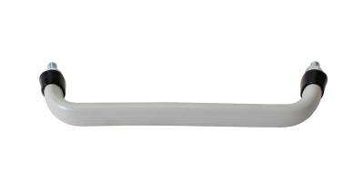 GRAB HANDLE, DASH, GREY WITH BLACK ENDS, BUS 1960-67