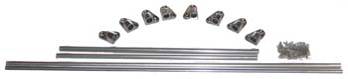 West Coast Metric - JAIL BARS / LUGGAGE GUARD, REAR SIDE WINDOW ANGLED, SET DOES 2 WINDOWS, BUS 1968-79, VANAGON 1980-85