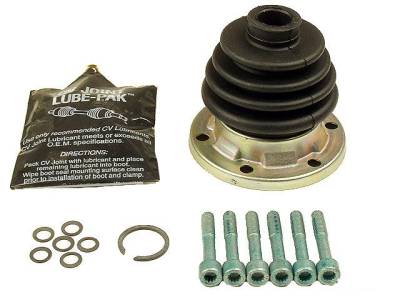 BOOT, INNER & OUTER, COMPLETE W/HARDWARE & GREASE, BUS 1968-79, VANAGON 80-91, THING 73-74