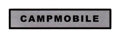 STICKER, CAMPMOBILE, BUS 1968-79