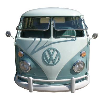 West Coast Metric - SAFARI FRONT WINDOW KITS, RAW STEEL, BUS 1955-67, WITH FRAMES, GLASS, SEALS & HARDWARE (Safari Antenna Part # 261-900)