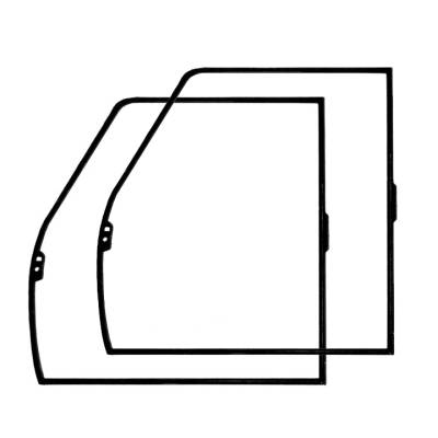 West Coast Metric - DOOR SEAL SET, LEFT AND RIGHT *GERMAN* ALL TYPE 3 1961-73