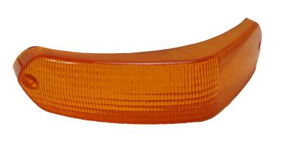 FRONT TURN INDICATOR LENS, AMBER, LEFT OR RIGHT, ALL TYPE 3 1970-73