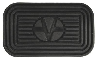 BRAKE PEDAL PAD FOR AUTOMATIC OR AUTOSTICK, BUG / BUS / GHIA / TYPE 3 1968-70