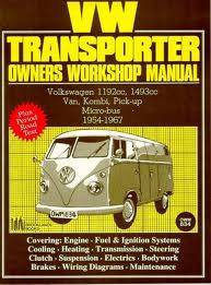 WORKSHOP MANUAL, VW BUS TRANSPORTER 1954-67
