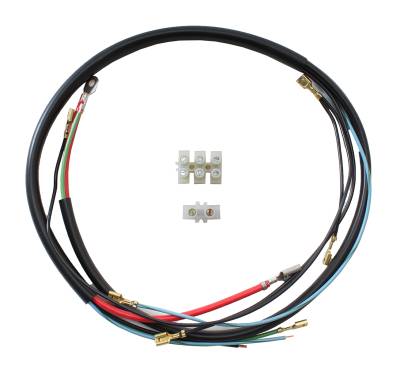 WIRING REPAIR KIT, BUG SEDAN 1958-73/74, BUG CONV. 1965-73/74, GHIA 1966-73/74 (Left firewall exit, for use with generator without external regulator)
