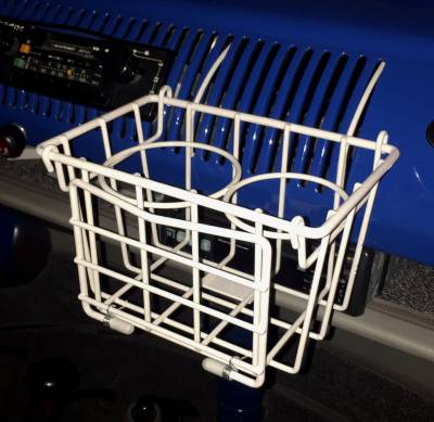 West Coast Metric - BASKET, CUP HOLDER WHITE, BUS 1955-67