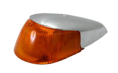 West Coast Metric - TURN SIGNAL ASSEMBLY, LEFT OR RIGHT WITH AMBER LENS, BUG 1968-69