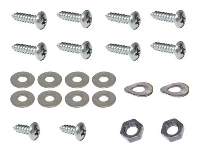 SCREW KIT, DASH PAD INSTALLATION, BUG 1968-77 (Screws, Nuts and Washers)