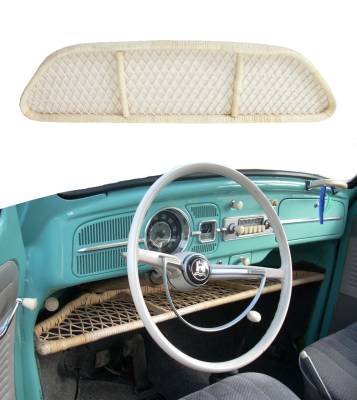 PARCEL TRAY SHELF UNDER DASH, BAMBOO, BUG CONV. 1950-79