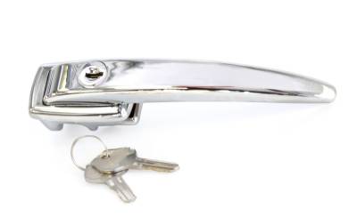 West Coast Metric - DOOR HANDLE, OUTSIDE LEFT OR RIGHT, WITH KEYS, BUS mid 1961-64 (From Vin 705620 Through VIN # 1222025)
