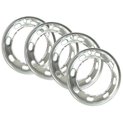 West Coast Metric - BEAUTY RING, 15" WHEELS, 8 HOLE ALUMINUM SET OF 4, BUG 1973-79, GHIA 1973-74