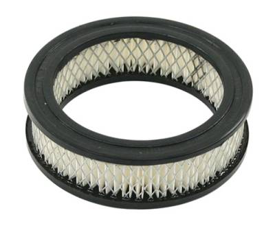AIR CLEANER PAPER FILTER, LOW PROFILE / HIGH FLOW FOR STOCK CARB,  1.5" TALL (Replacement Filter for Part # 111-043)