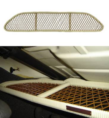 PARCEL TRAY SHELF UNDER DASH, BAMBUS REPRODUCTION VINYL WRAPPED BAMBOO, BUS 1950-67