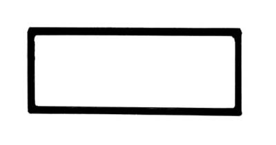 SIDE MIDDLE WINDOW SEAL, AMERICAN STYLE WITH MOLDING GROOVE *GERMAN* VANAGON 1980-91 (Fits Left and Right 80-84, Fits Left Only 85-91)