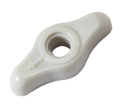 West Coast Metric - KNOB, AIR DISTRIBUTION, SILVER BEIGE, BUS 1955-67