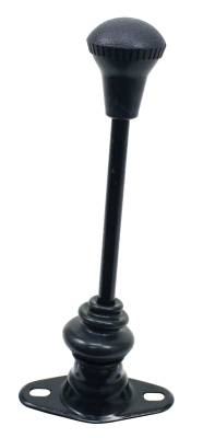 West Coast Metric - SHIFTER ASSEMBLY STRAIGHT STYLE WITH 12mm BLACK KNOB, BUG 68-79, GHIA 68-74, TYPE 3 61-73, THING 73-74