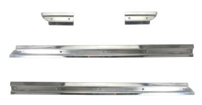 West Coast Metric - SUNROOF ALUMINUM GUIDE RAILS, 4 PIECE SET, BUG 1956-63