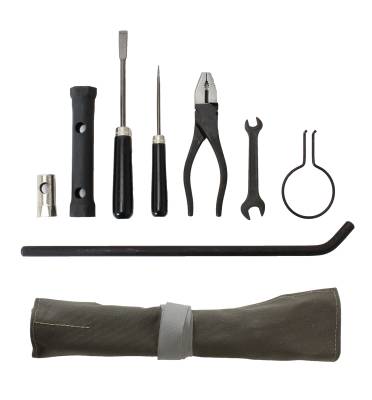 West Coast Metric - TOOL KIT, INCLUDES ALL TOOLS AND GREEN CANVAS BAG (OEM Style Just as They Came From The Factory in the 1950's & 60's)