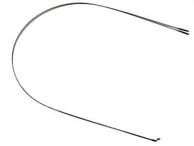 West Coast Metric - HEATER CABLE, FRONT FOOT VENTS 1676mm, STANDARD & SUPER BEETLE BUG 1973-79 (1 Does Both Sides)