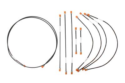 West Coast Metric - METAL BRAKE LINE KIT, 10 PIECE, BUS 1971-79