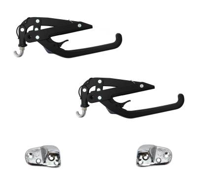 West Coast Metric - TOP LOCK ASSEMBLY WITH HOOK, LEFT & RIGHT & CATCHES, GHIA CONV. 1969 1/2-74 (1969 from VIN 149431008) *MADE BY WCM*