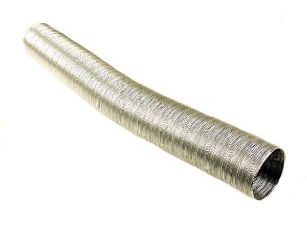 HOSE, ALUMINUM, FRESH AIR HEATER HOSE, 2" x 39" (50 x 1000mm ) BUG / GHIA / BUS / THING