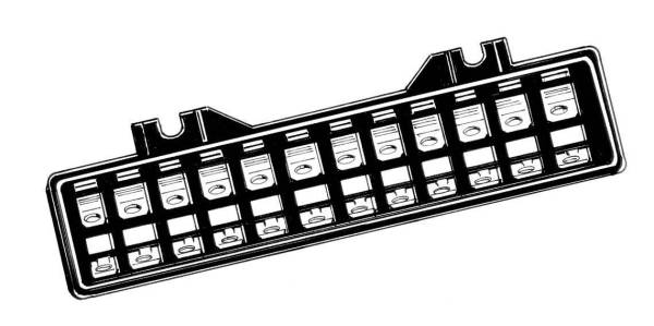 West Coast Metric - FUSE BOX, W/CLIP, SUPER BEETLE SEDAN & CONV.1972, GHIA 1972
