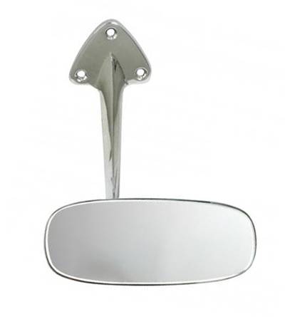 West Coast Metric - INSIDE REAR VIEW MIRROR, CHROME, BUG SEDAN 1965-67