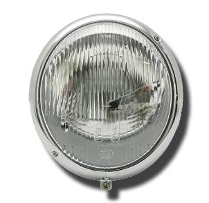 HEADLIGHT ASSEMBLY, ORIGINAL OEM *HELLA* BUG 1946-66, BUS 1950-67 (Bulb Sold Separately)