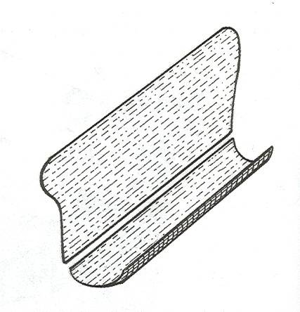 CARPET, SURE FIT SEATBACK, CHARCOAL SURGE EDGE BUG SEDAN 1954-55