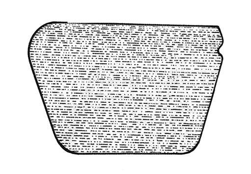 West Coast Metric - CARPET, FRONT TRUNK, CHARCOAL CLOTH EDGED, STANDARD BUG 1968-77